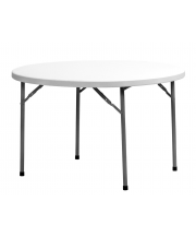 Table pliable ronde - 6 personnes - 122 cm
