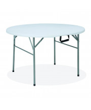 Table pliable ronde - 4 personnes - 120 cm