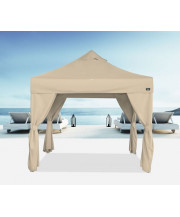 Tente pliante Bungalow® 3x3 avec rideaux