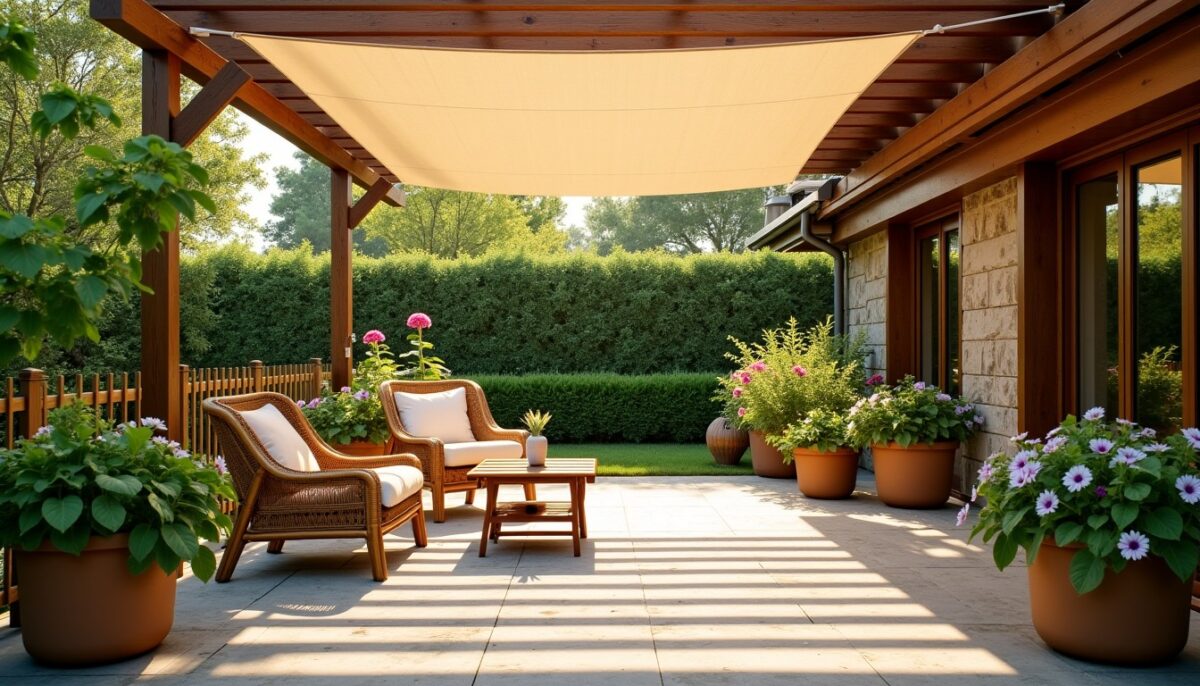 Aménager un coin d’ombre sur votre terrasse sans entreprendre de grands travaux : nos astuces simples et efficaces