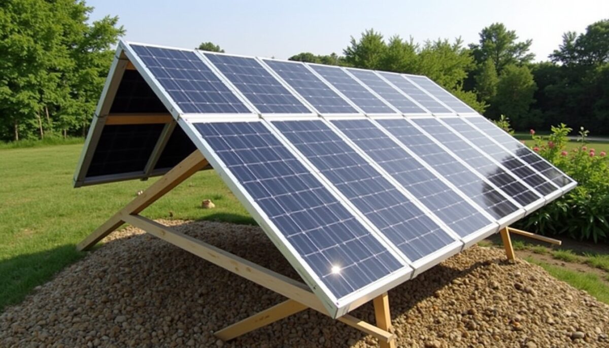 Construire un support pour panneau solaire : plans détaillés, calculs techniques et liste de matériaux complète