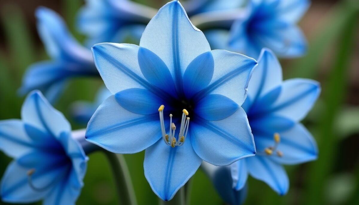 Amaryllis bleu : légendes, vérités cachées et précautions essentielles