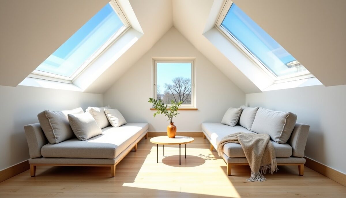 Astuces pour maximiser la lumière naturelle dans vos combles transformés en espace de vie