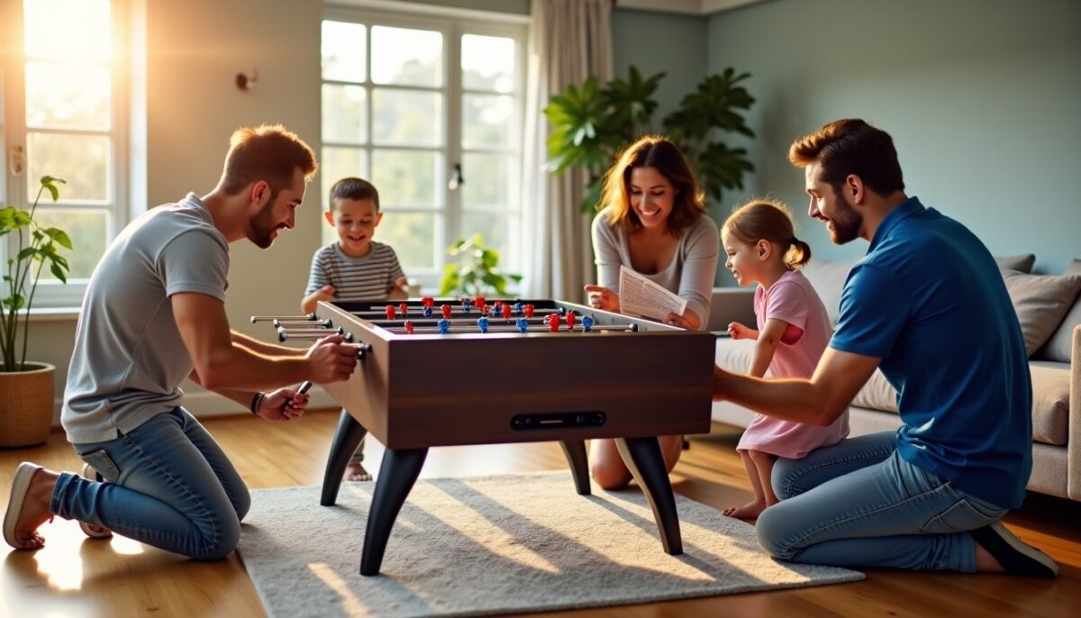 Installer un baby-foot à la maison : guide pratique pour l'emplacement, le type de sol, l'entretien et le choix du modèle idéal