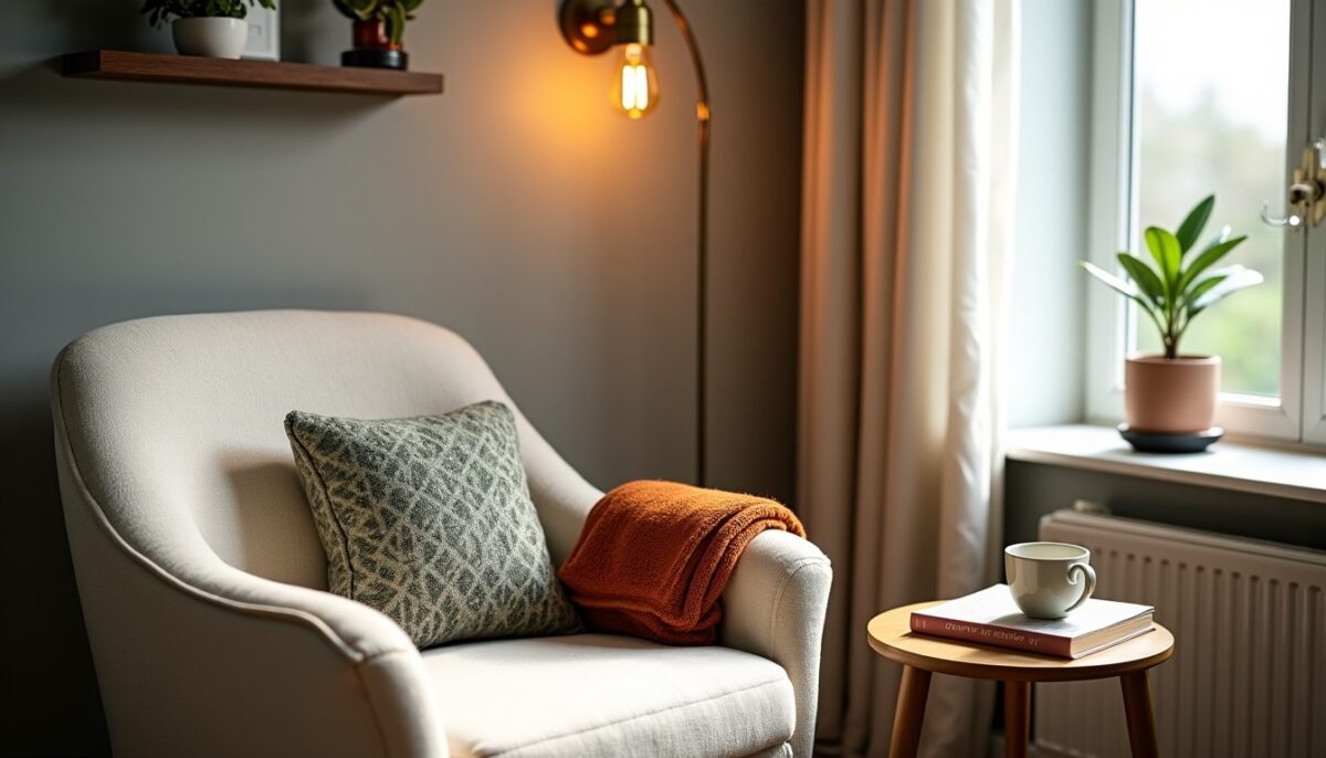 Astuces ingénieuses pour créer un coin détente cosy dans un petit espace chez soi