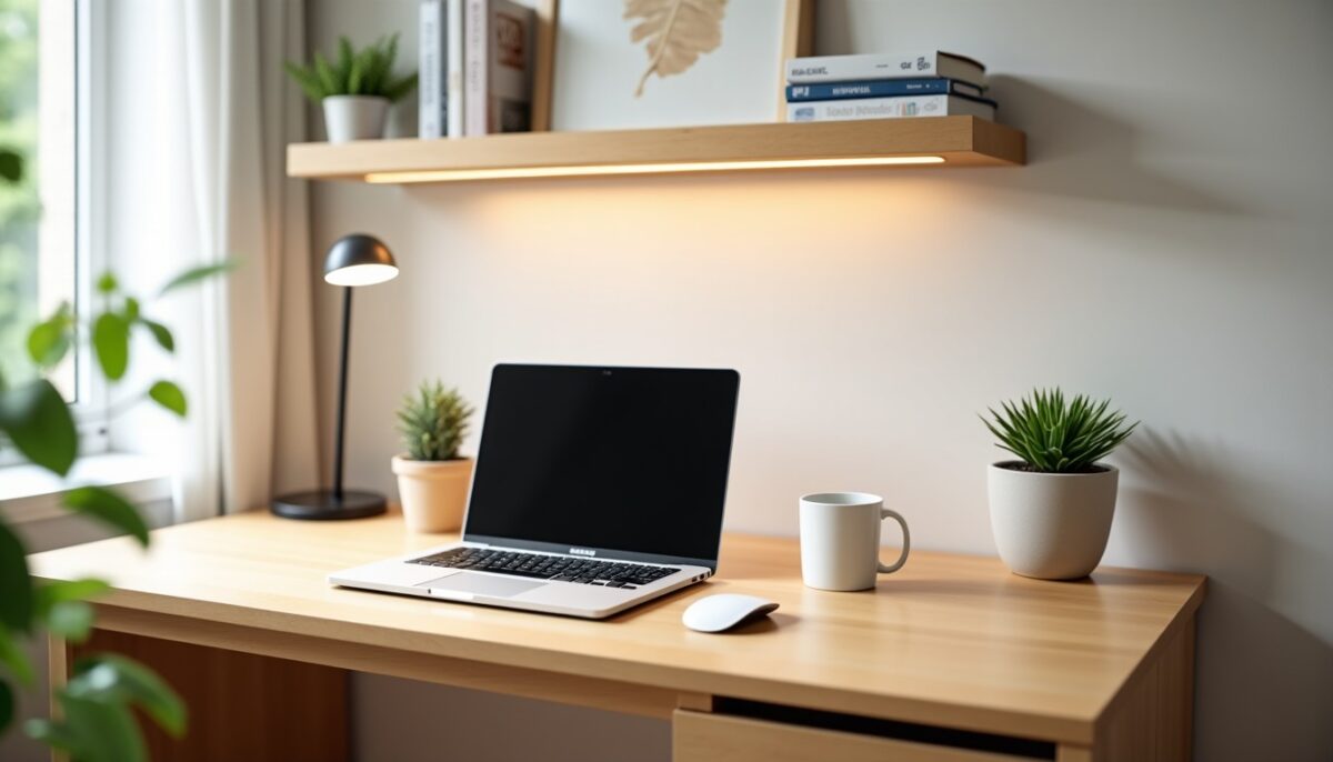 Créer un espace bureau fonctionnel chez soi : astuces et idées pour optimiser les petits espaces