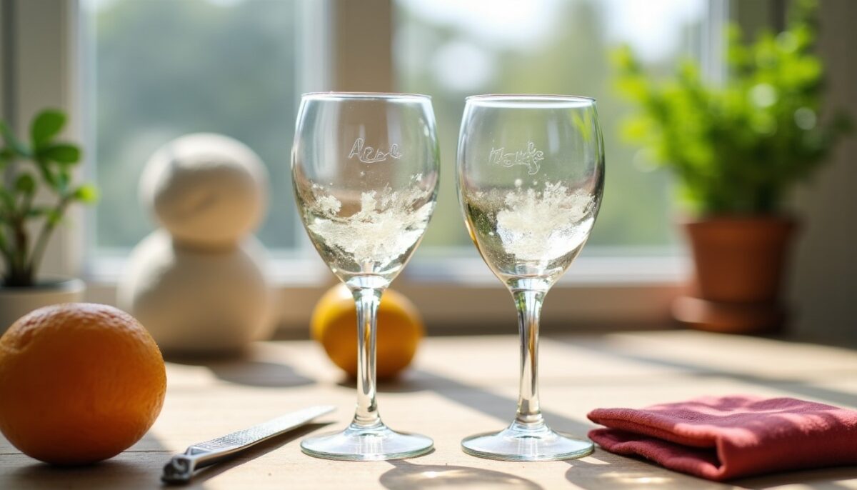 Astuces efficaces pour éliminer le calcaire sur vos verres